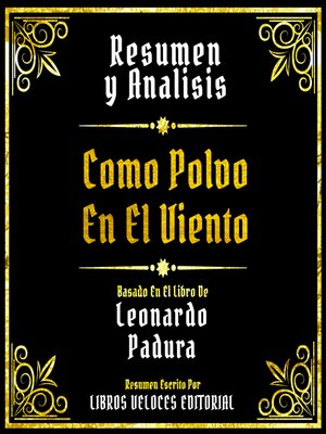 cover image of Resumen Y Analisis--Como Polvo En El Viento